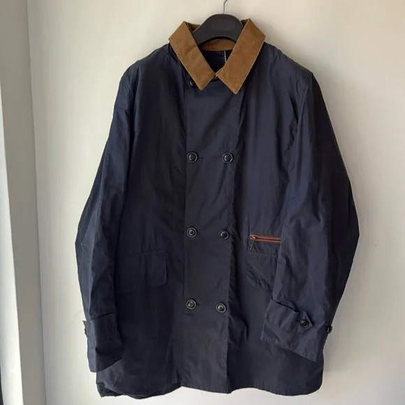 BARBOUR® HAYDON WAX JACKET in Navy size Small
